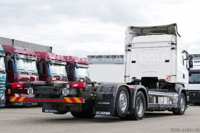 Samochód z wymienną zabudową SCANIA R 450 BDF Retarder Lift-/Lenkachse 2 XL-Tank