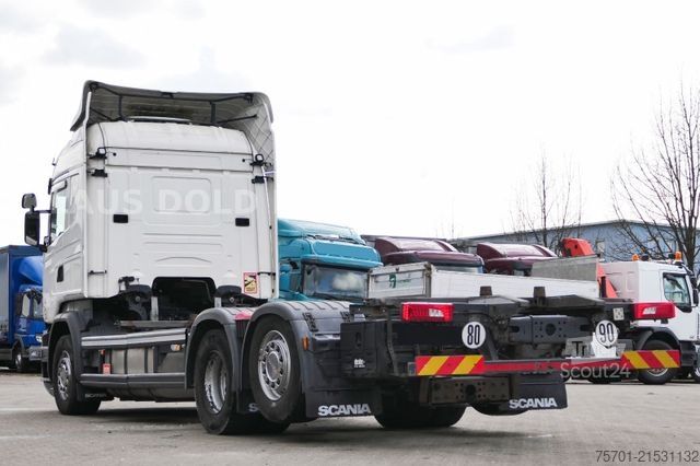 Samochód z wymienną zabudową SCANIA R 450 BDF Retarder Lift-/Lenkachse 2 XL-Tank