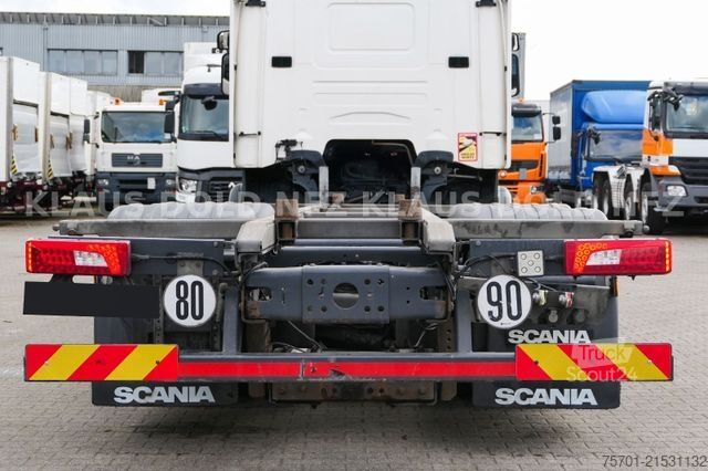 Samochód z wymienną zabudową SCANIA R 450 BDF Retarder Lift-/Lenkachse 2 XL-Tank