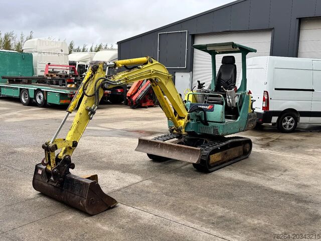 Mini-pelle Yanmar B25V snelwissel + 2 bakken