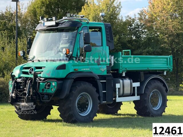 Autoutilitară basculantă UNIMOG Mercedes-Benz 530 LOF Agrar DSK *Top Zustand*