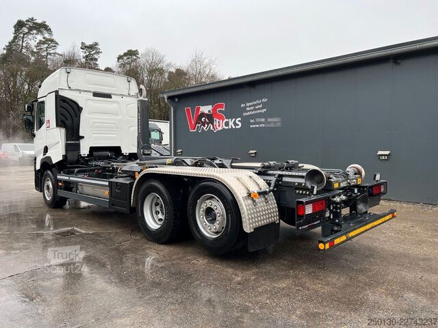 Kanca kasalı yük kamyonu (roll-off) RENAULT T480 6x2 Euro6 Meiller-Abrollkipper