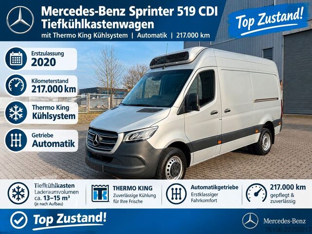Autoutilitară frigorifică MERCEDES-BENZ Sprinter III 519 CDI Tiefkühlkasten  Thermoking