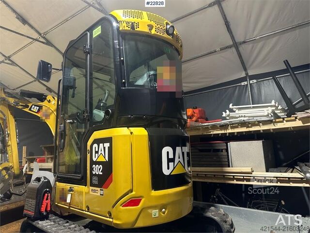 мини багер CAT 302CR mini excavator w/ 3 buckets and 2021 Brian J