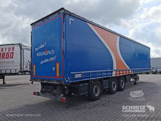 Atvērta puspiekabe ar tentu Schmitz Cargobull Curtainsider Standard Staplerhalterung Getränke
