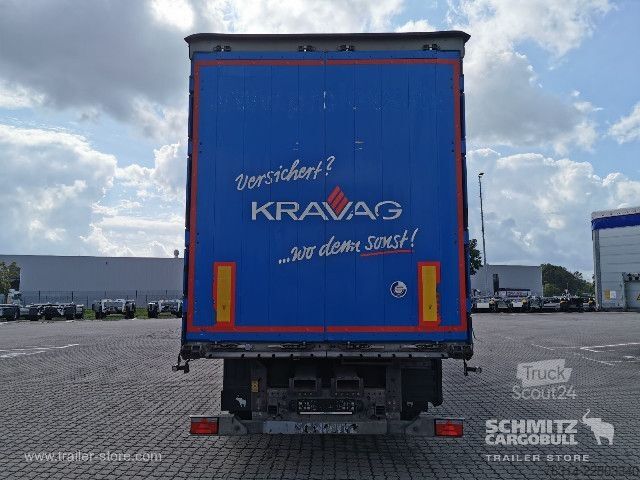 Atvērta puspiekabe ar tentu Schmitz Cargobull Curtainsider Standard Staplerhalterung Getränke