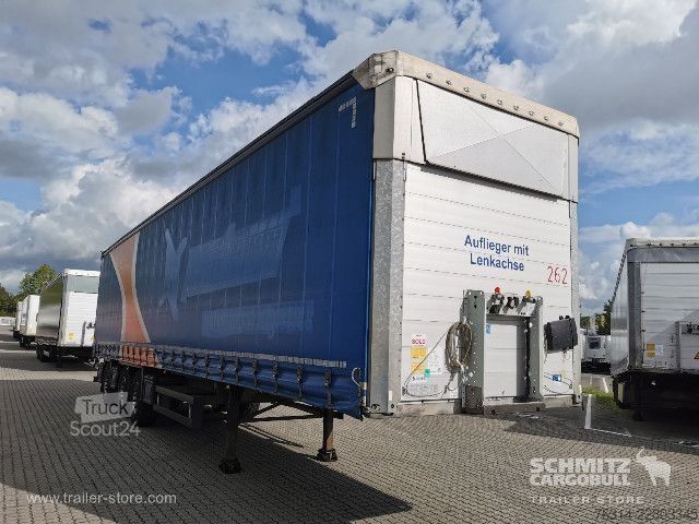 Atvērta puspiekabe ar tentu Schmitz Cargobull Curtainsider Standard Staplerhalterung Getränke