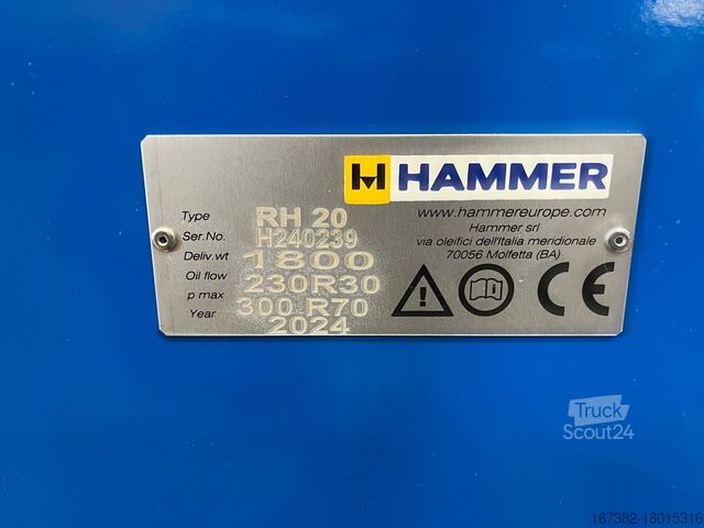 Breker Hammer RH20 Hydraulic Crusher (for 18-26t excavator)