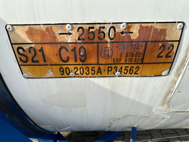 حاوية صهريج Consani 20FT SWAPBODY 31.111L / UN PORTABLE T11 / L4BN ...