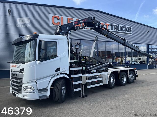 Hakenarmsystem DAF FAQ XD 450 8x2 Hiab 26 Tonmeter laadkraan