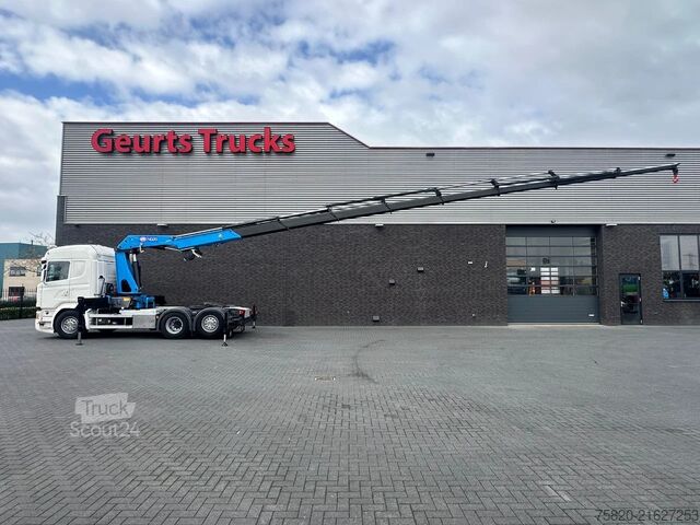 Crane truck Scania R490 6X2 TREKKER / SATTELZUG/TRACTOR UNIT/ CAMI...