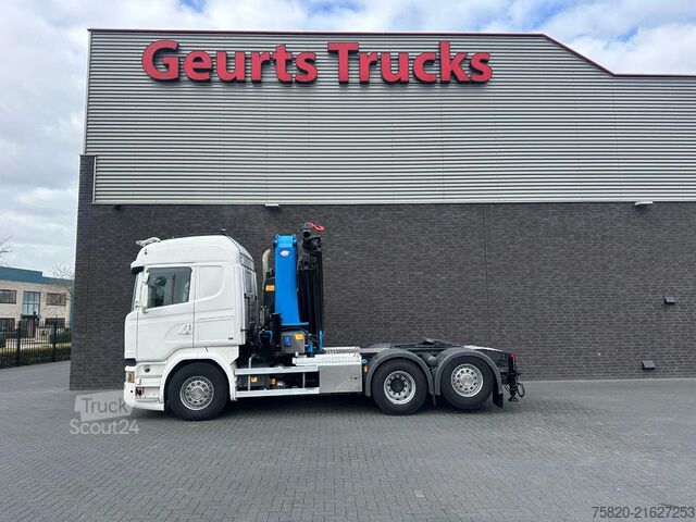 Crane truck Scania R490 6X2 TREKKER / SATTELZUG/TRACTOR UNIT/ CAMI...