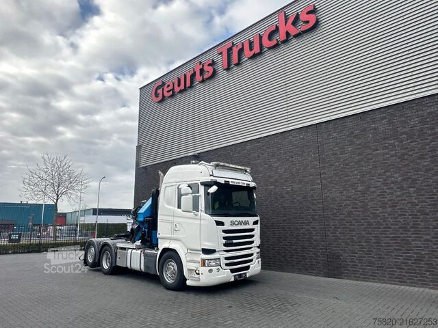 Crane truck Scania R490 6X2 TREKKER / SATTELZUG/TRACTOR UNIT/ CAMI...
