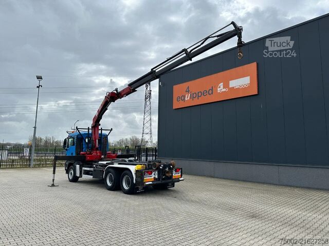 Sistema de braço de gancho MAN TGS 33.440 TGS 33.440 6x4 / HMF 1823 K3 Crane +...