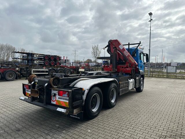 Sistema de braço de gancho MAN TGS 33.440 TGS 33.440 6x4 / HMF 1823 K3 Crane +...
