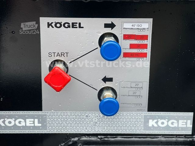 Vaihtolava-puoliperävaunu KÖGEL S24-2 BDF-Auflieger verlängerbar Liftachse *NEU*