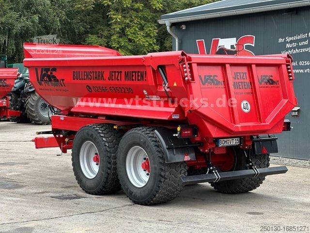 Tilhenger Krampe HP20 Halfpipe Kippmulde *Neuzustand*