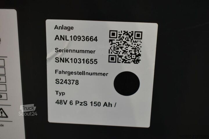 батерия за мотокар ALLGÄU BATTERIE 48 Volt 6 PzS 750 Ah
