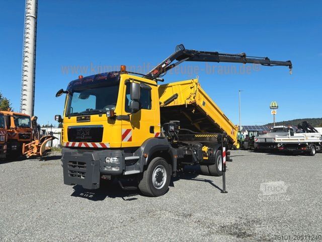 Andre MAN 18.340 TGM 4x4 BB Hiab Funk Kran*Allrad