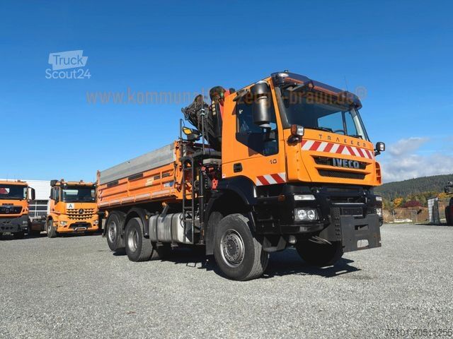 Alții IVECO Trakker 410 EEV 6x4-4*Allrad*Funk Kran*Kommunal