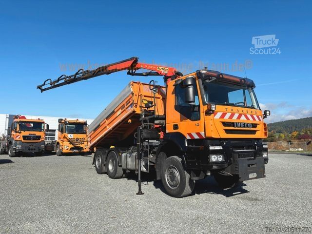 Diğerleri IVECO Trakker 410 EEV 6x4-4*Allrad*Funk Kran*Kommunal