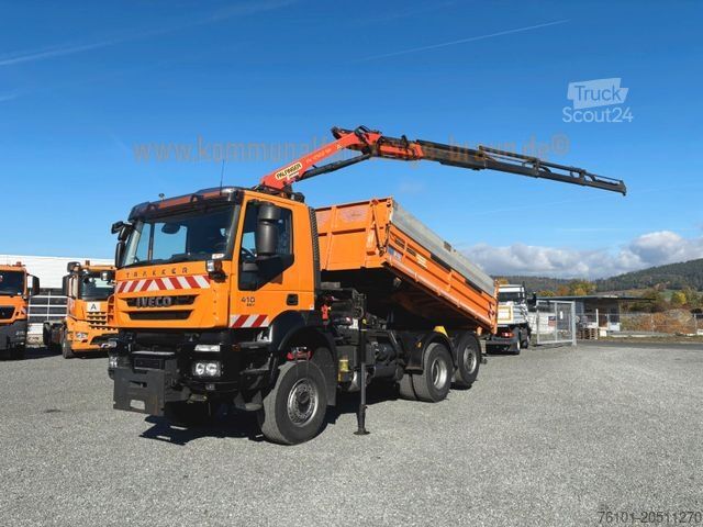 Otros IVECO Trakker 410 EEV 6x4-4*Allrad*Funk Kran*Kommunal