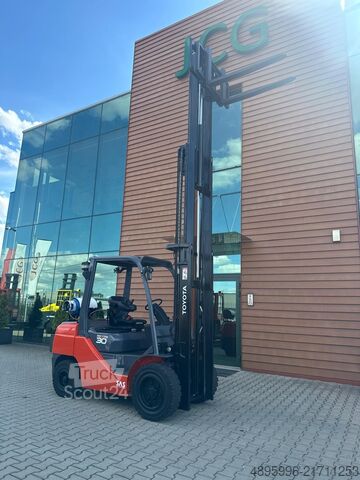 Gaffeltruck Toyota 06-8FGF30 / Triplex / 2021 year
