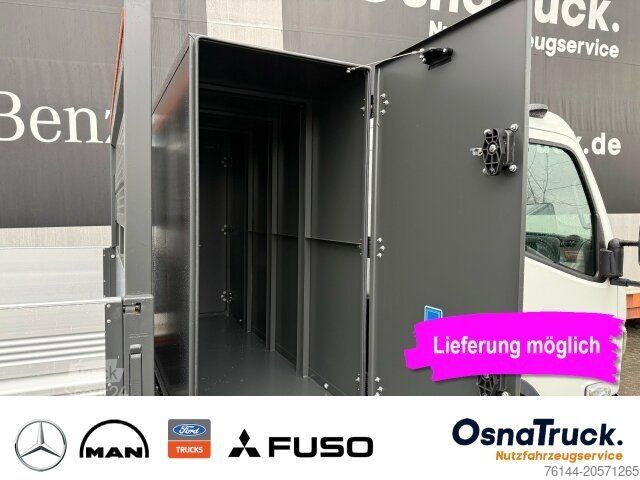 Tippbil skåpbil FUSO 3C15 AMT Hinterkipper+Box Klima,AHK3,5t,Diff.-Sp