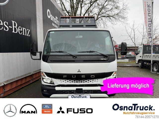 Fourgon benne basculante FUSO 3C15 AMT Hinterkipper+Box Klima,AHK3,5t,Diff.-Sp