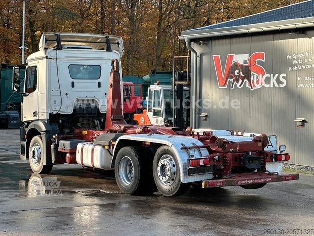 Φορτηγό γερανός roll-off MERCEDES-BENZ Antos 2542 6x2 Meiller Abroller Liftache