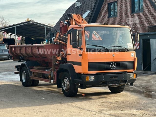 Φορτηγό γερανός roll-off MERCEDES-BENZ 1517 4x2 Meiller Abroller/Kran