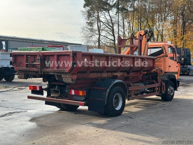 Φορτηγό γερανός roll-off MERCEDES-BENZ 1517 4x2 Meiller Abroller/Kran