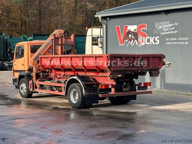 Kroghejselastbil MERCEDES-BENZ 1517 4x2 Meiller Abroller/Kran