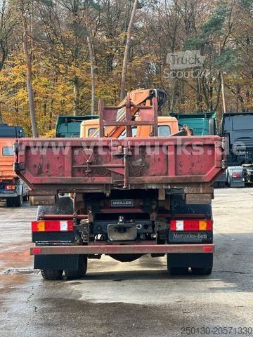 Φορτηγό γερανός roll-off MERCEDES-BENZ 1517 4x2 Meiller Abroller/Kran