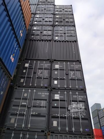 Contenedor marítimo 20 Fuß ONEWAY Seecontainer Container Lagercontainer 6 Meter GRAU RAL7016 NEU