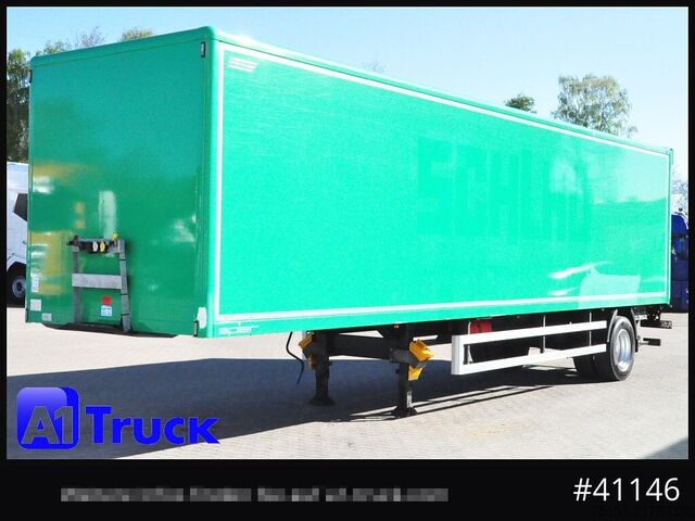 Box-semitrailer SPIER SGL 110, City, 1 Achs, LBW 3 Tonnen, TÜV 05/2027
