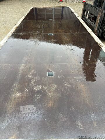 Intercambiar cuerpo abierto Krone Plattform 7,82m mit Steckrungen mittig