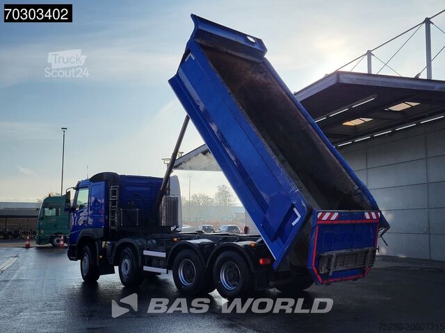 Kipper Volvo FMX 450 FMX 8X4 16m3 Langendorf tipper Lift-Axl...