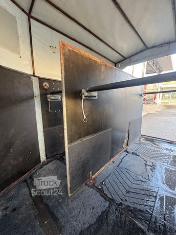 Atrelado de transporte de cavalos WESTFALIA 2-Pferdeanhänger Holz/Plane Sattelka.