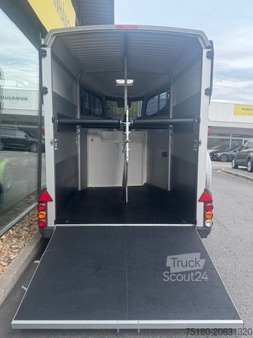 Remorcă pentru transport cai IFOR WILLIAMS HBX511 2-Pferdeanhänger Vollalu 2,7t DS-Klappe