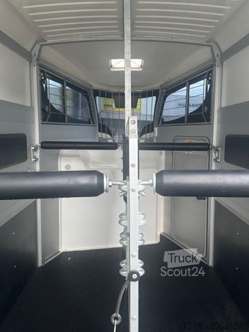 Remorcă pentru transport cai IFOR WILLIAMS HBX511 2-Pferdeanhänger Vollalu 2,7t DS-Klappe