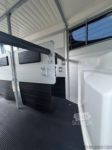 Remorcă pentru transport cai IFOR WILLIAMS HBX511 2-Pferdeanhänger Vollalu 2,7t DS-Klappe