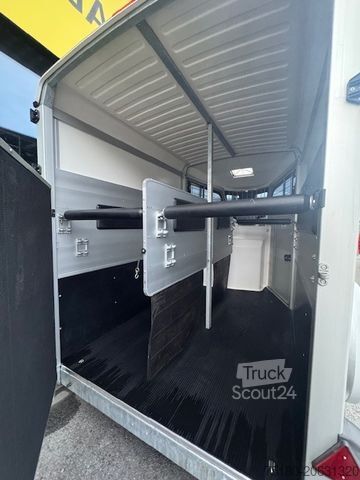 Remorcă pentru transport cai IFOR WILLIAMS HBX511 2-Pferdeanhänger Vollalu 2,7t DS-Klappe