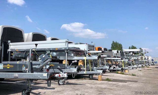 Remorcă pentru transport cai IFOR WILLIAMS HBX511 2-Pferdeanhänger Vollalu 2,7t DS-Klappe