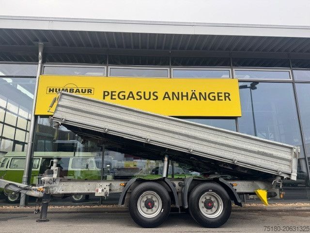 Reboque basculante trilateral HUMBAUR Humbaur HTK185024 Tandem-Deiseitenkipper 18to Lu