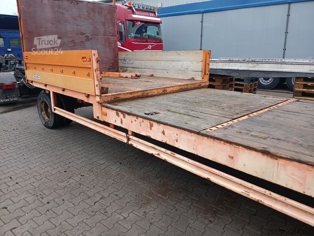 Remorque porte-engins surbaissée MÜLLER-MITTELTAL T 3 9,55m 0,90m Rampen, Bordwand vorne ABS SAF