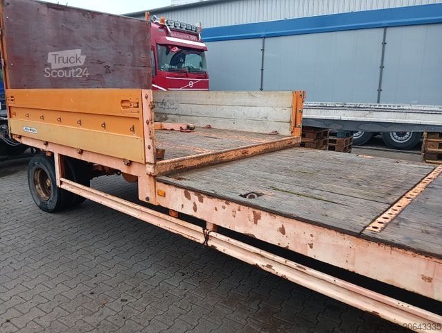 Remorque porte-engins surbaissée MÜLLER-MITTELTAL T 3 9,55m 0,90m Rampen, Bordwand vorne ABS SAF