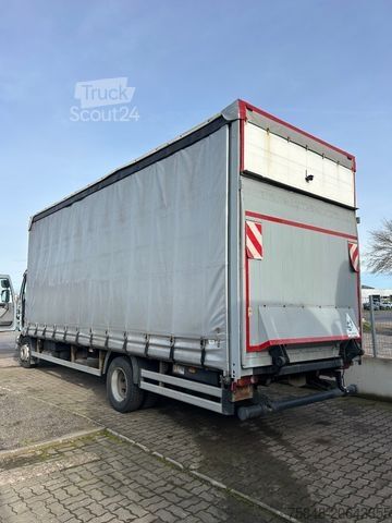 Вантажівка з платформою і тентом RENAULT Midlum d-8 Gang-Anhänger