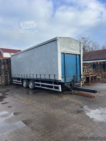 LKW mit Pritsche & Plane RENAULT Midlum d-8 Gang-Anhänger