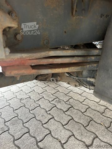 LKW mit Pritsche & Plane RENAULT Midlum d-8 Gang-Anhänger